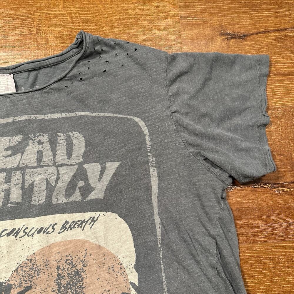 Magnolia Pearl T Shirt Womens OS Gray Tread Lightly Soft Steps Alt Retro Grunge - Picture 6 of 14